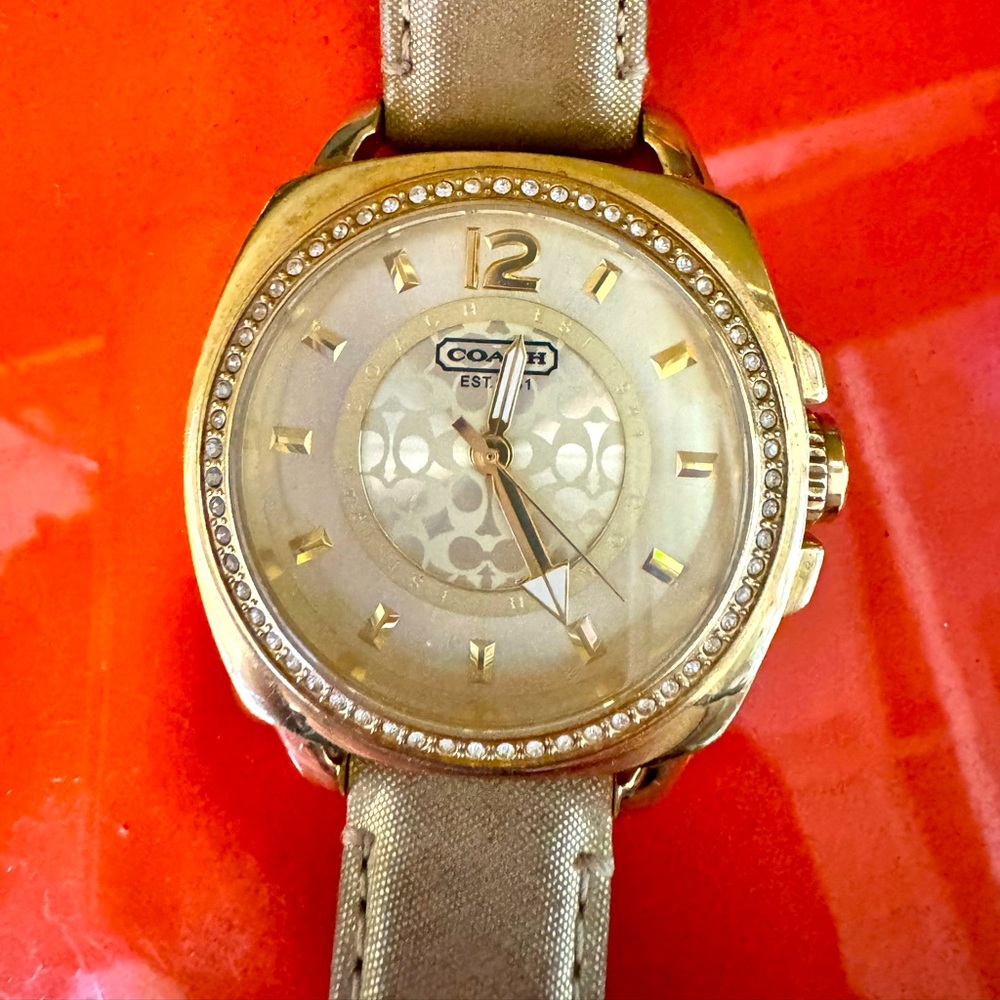 Coach Golden Watch.